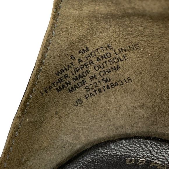 Women Kenneth Cole Ultra High Strappy Heels Leather Platform Hottie Sz 8.5 3761 - Picture 10 of 11